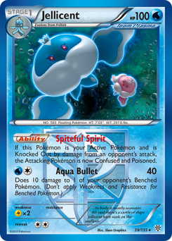 Pokemon Plasma Storm Jellicent - 39