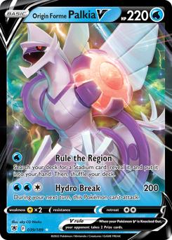 Pokemon Astral Radiance Origin Forme Palkia V - 39