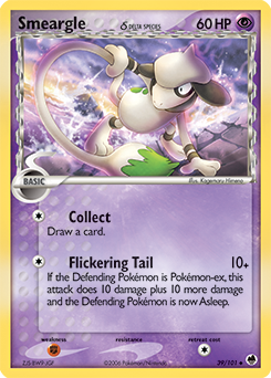 Pokemon Dragon Frontiers Smeargle δ - 39
