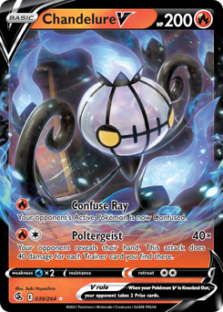 Pokemon Fusion Strike Chandelure V - 39