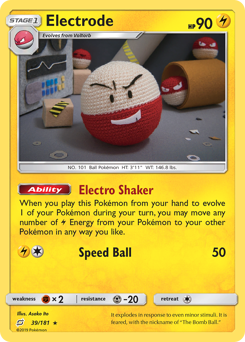 Pokemon Team Up Electrode - 39