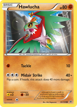 Pokemon Roaring Skies Hawlucha - 39