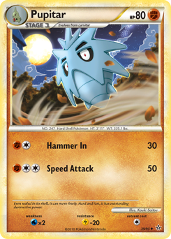 Pokemon HS—Unleashed Pupitar - 39