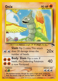 Pokemon Southern Islands Onix - 3