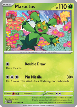 Pokemon Paldean Fates Maractus - 3