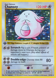 Pokemon Base Chansey - 3