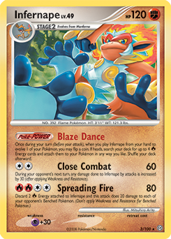 Pokemon Stormfront Infernape - 3