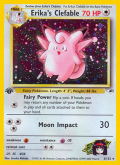 Pokemon Gym Heroes Erika's Clefable - 3