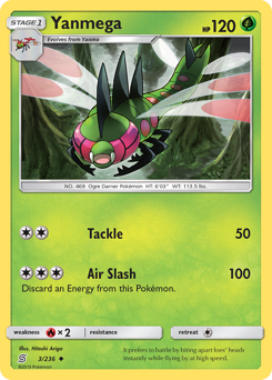 Pokemon Unified Minds Yanmega - 3