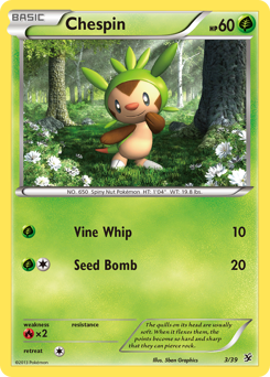 Pokemon Kalos Starter Set Chespin - 3