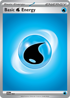 Pokemon Scarlet & Violet Energies Basic Water Energy - 3
