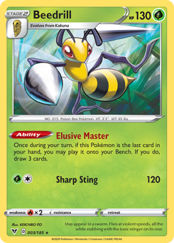 Pokemon Vivid Voltage Beedrill - 3
