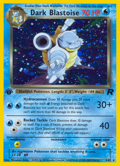 Pokemon Team Rocket Dark Blastoise - 3