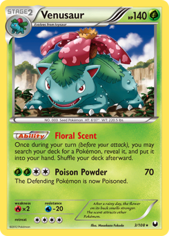 Pokemon Dark Explorers Venusaur - 3