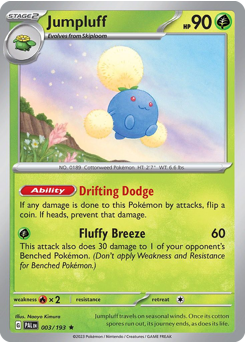 Pokemon Paldea Evolved Jumpluff - 3