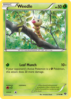 Pokemon XY Weedle - 3
