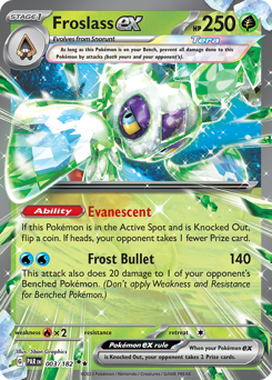 Pokemon Paradox Rift Froslass ex - 3
