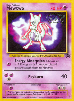 Pokemon Wizards Black Star Promos Mewtwo - 3