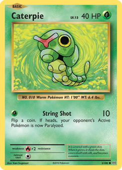 Pokemon Evolutions Caterpie - 3