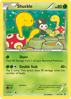 Pokemon Legendary Treasures Shuckle - 3
