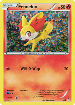 Pokemon McDonald's Collection 2016 Fennekin - 3