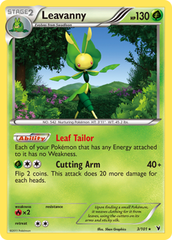 Pokemon Noble Victories Leavanny - 3
