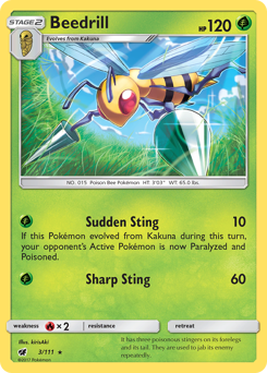 Pokemon Crimson Invasion Beedrill - 3