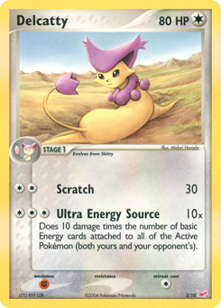 Pokemon EX Trainer Kit Latias Delcatty - 3