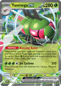 Pokemon Destined Rivals Yanmega ex - 3