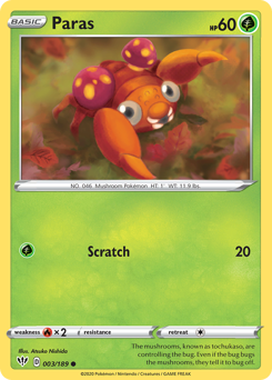 Pokemon Darkness Ablaze Paras - 3