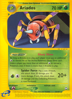 Pokemon Aquapolis Ariados - 3