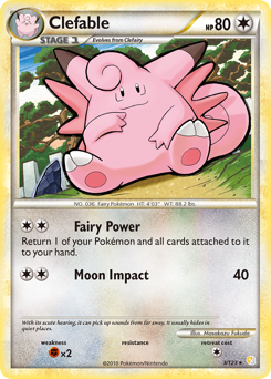 Pokemon HeartGold & SoulSilver Clefable - 3