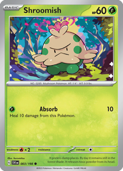 Pokemon Scarlet & Violet Shroomish - 3