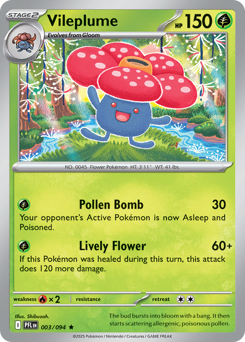 Pokemon Phantasmal Flames Vileplume - 3