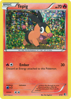 Pokemon McDonald's Collection 2011 Tepig - 3