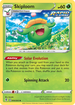 Pokemon Evolving Skies Skiploom - 3
