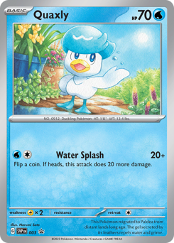 Pokemon Scarlet & Violet Black Star Promos Quaxly - 3