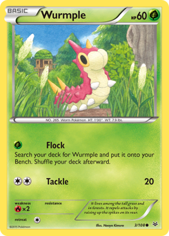 Pokemon Roaring Skies Wurmple - 3