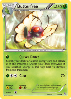 Pokemon Flashfire Butterfree - 3