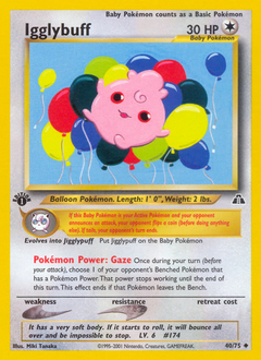 Pokemon Neo Discovery Igglybuff - 40