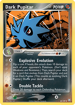 Pokemon Team Rocket Returns Dark Pupitar - 40