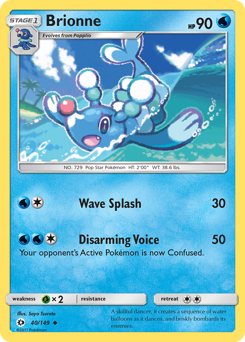 Pokemon Sun & Moon Brionne - 40