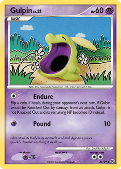 Pokemon Arceus Gulpin - 40
