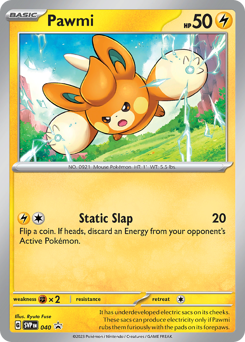Pokemon Scarlet & Violet Black Star Promos Pawmi - 40