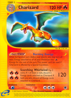 Pokemon Expedition Base Set Charizard - 40