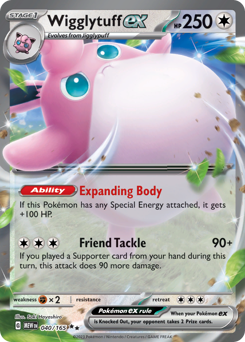 Pokemon 151 Wigglytuff ex - 40