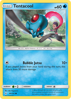 Pokemon Unbroken Bonds Tentacool - 40