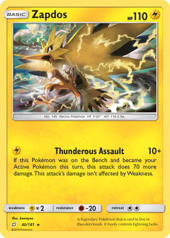Pokemon Team Up Zapdos - 40