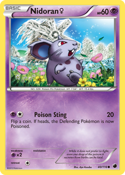 Pokemon Plasma Freeze Nidoran ♀ - 40