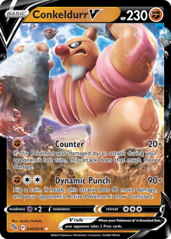 Pokemon Pokémon GO Conkeldurr V - 40
